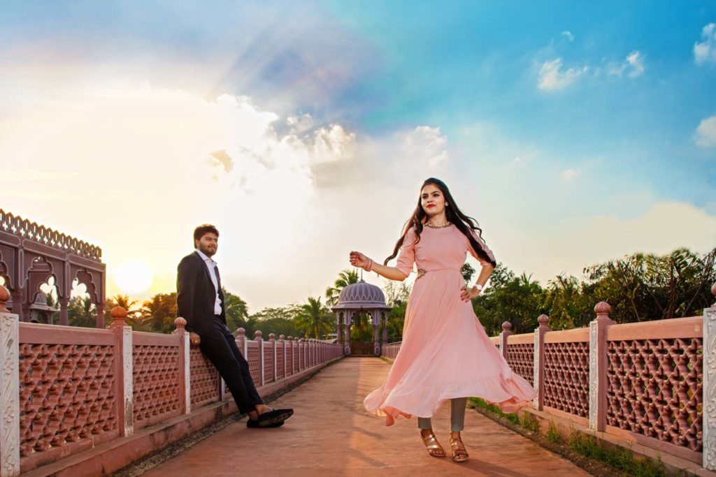 Post-wedding Photoshoot in Choki Dhani near Chennai